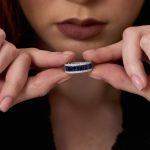 0.95ct Sapphire And Diamond Half Eternity Band