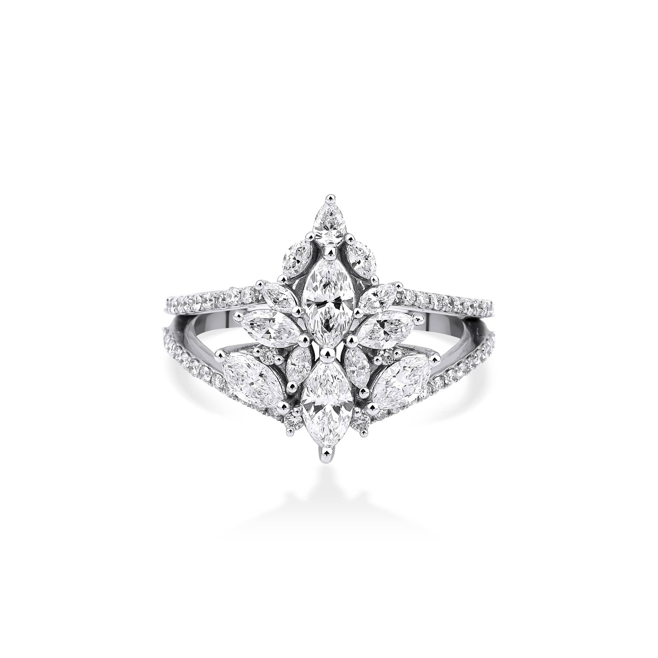 1.25ct Marquise Diamond Cocktail Ring